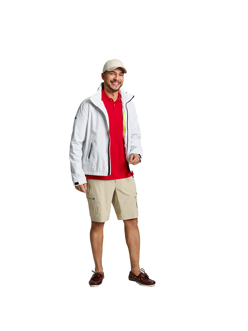 Beyaz Sailing Erkek Siyah Ceket-1