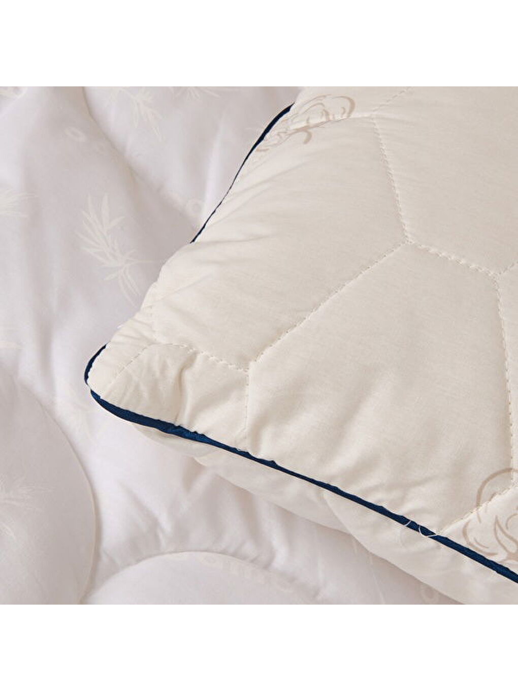 Soft Pamuk Yastık - Beyaz - 50x70 cm-1