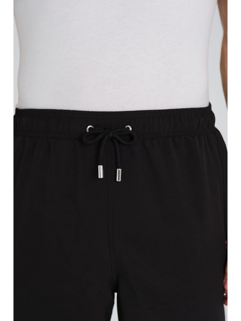 Siyah Uzun Erkek Havuz Ve Deniz Şortu 2425-4