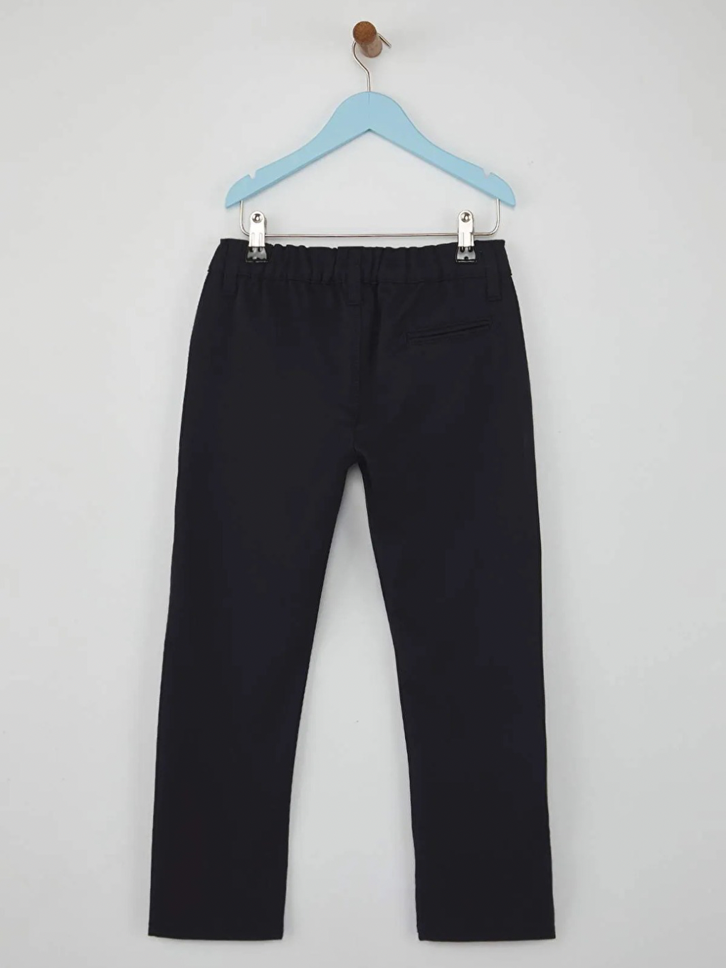 Lacivert Erkek Çocuk Basic Regular Okul Dokuma Pantolon-2