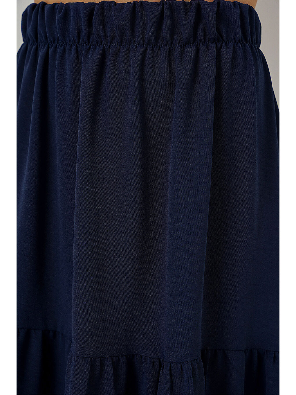 Kadın Ayrobin Uzun Etek 8048 - Lacivert-4