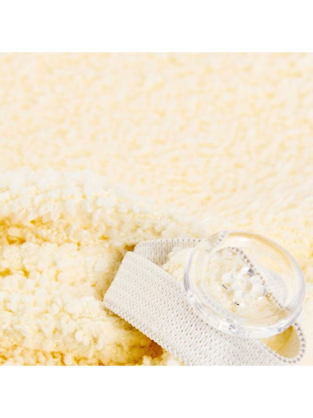 Mikrofiber Saç Havlusu - Ekru - 57x27 cm-1