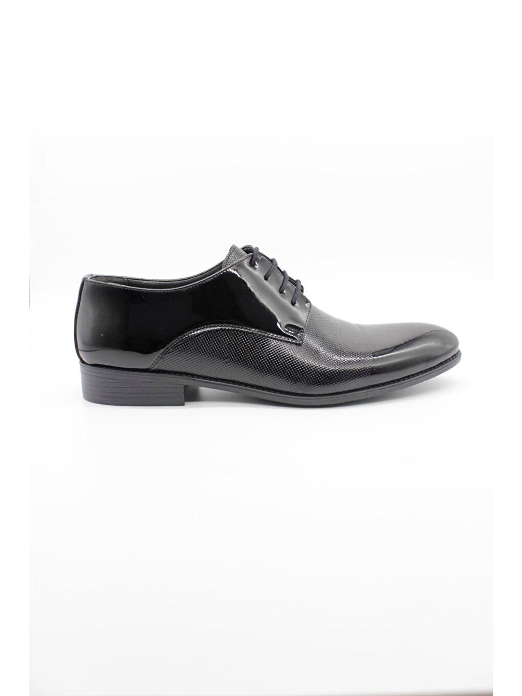 Siyah Bağcıklı Rugan Ceremony Ayakkabı 1033250174