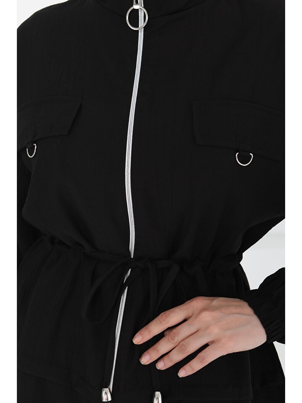 Beli Bağlamalı İkili Takım Siyah - 27181-4