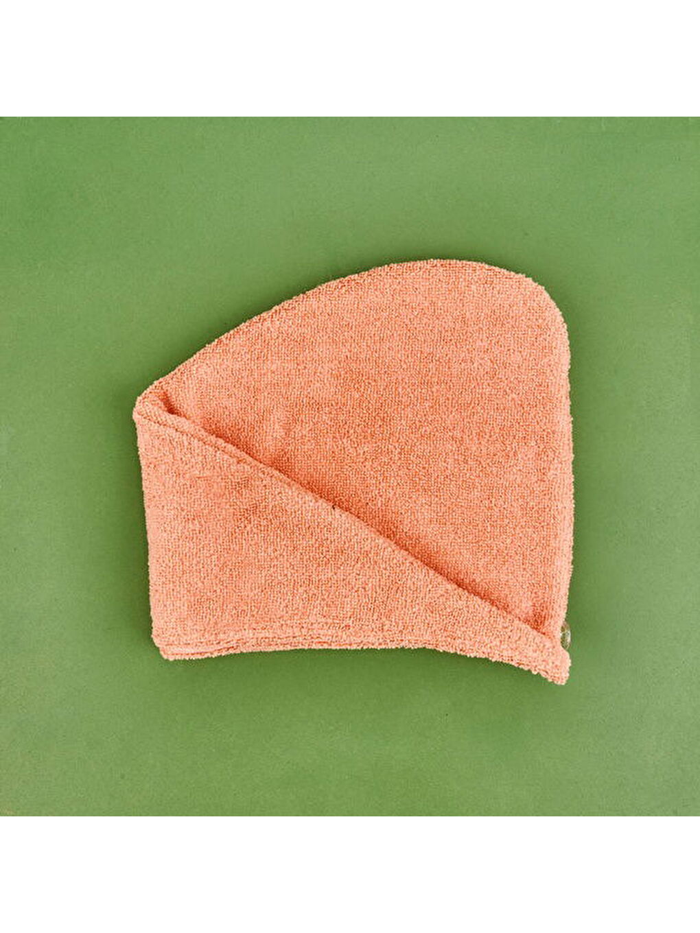 Pembe Mikrofiber Saç Havlusu - Somon - 57x27 cm-2