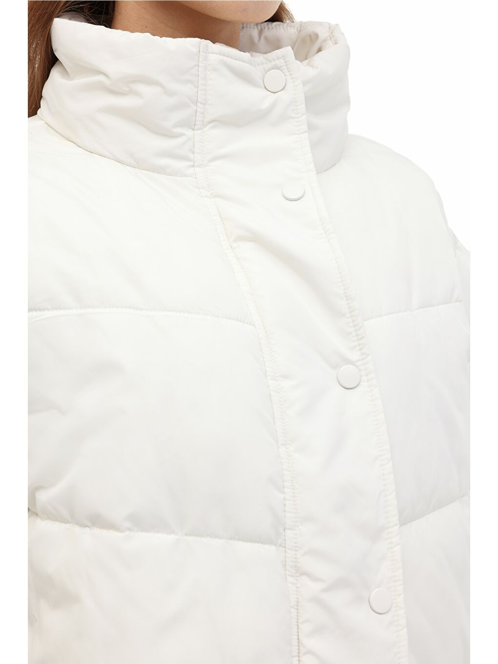 Bej WL 1NARA 5PR Ekru Kadın Mont-3