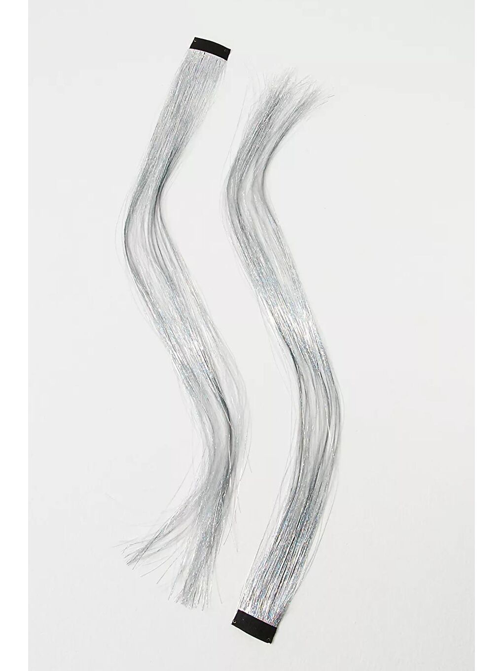 Gri Çıtçıtlı Saç Simi Hair Tinsel Postiş