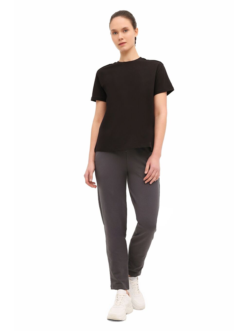 Gri WB 22CT137-P 6FX ANTRASIT Kadın Eşofman Altı-2