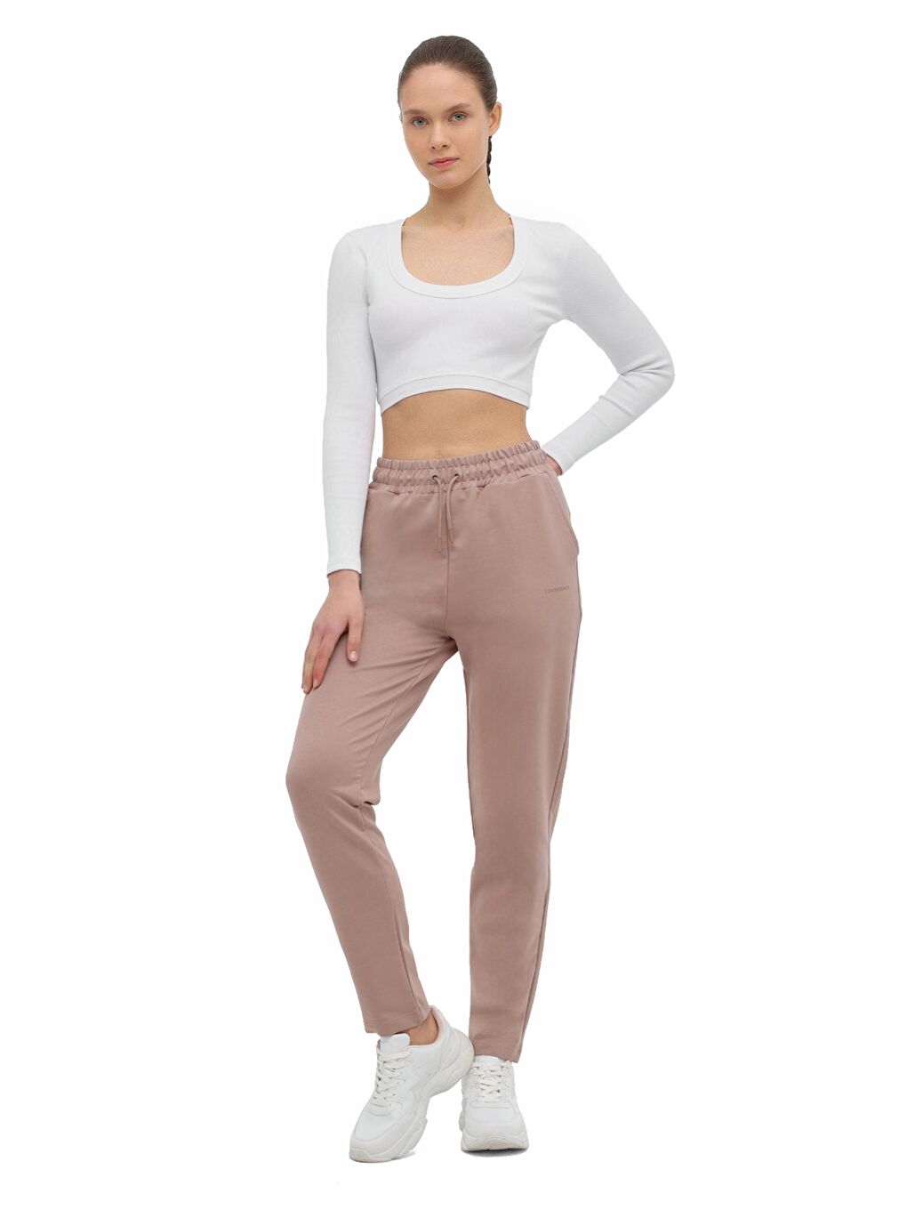 Bej WB 22CT137-P 6FX VIZON Kadın Eşofman Altı-2