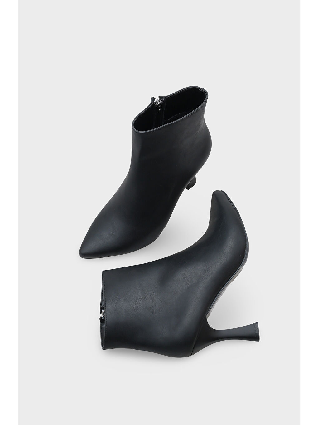 Siyah Filippa Kadın Topuklu Bot-4