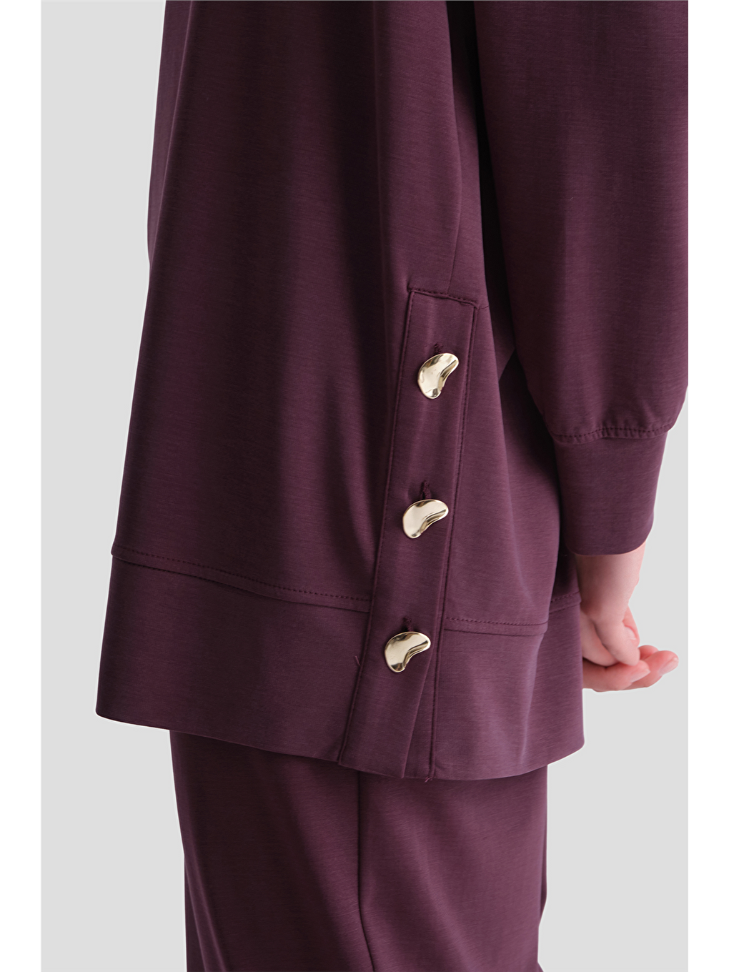 Modal Karışımlı Örme Takım Bordo-5