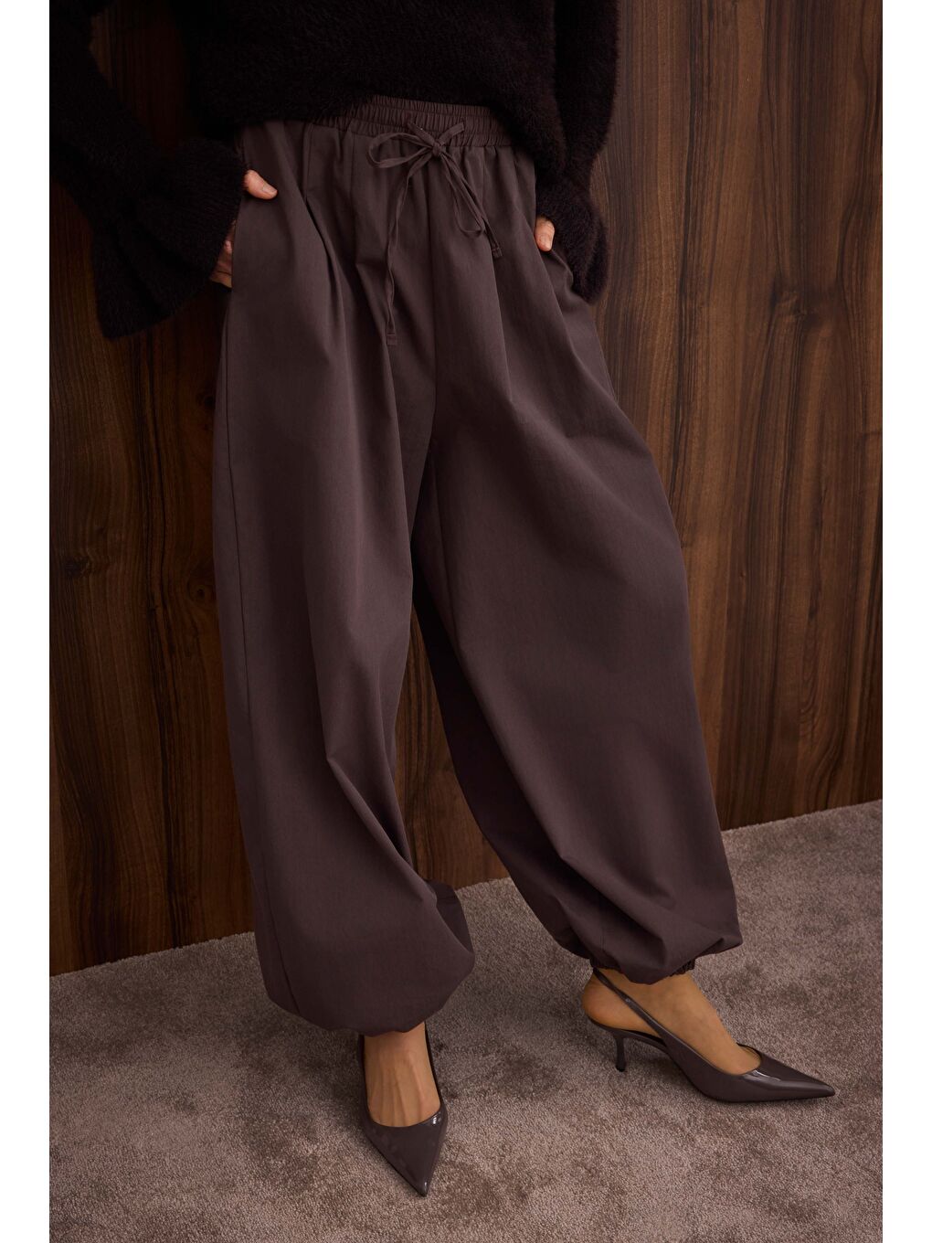 Kahverengi Şalvar Pantolon Acı Kahve-1