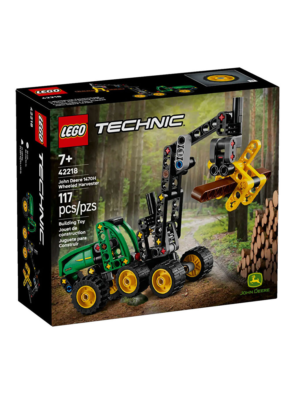 Technic John Deere 1470H Tekerlekli Orman Makinesi 42218