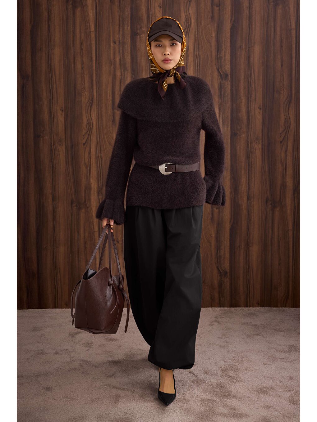 Şalvar Pantolon Siyah-1