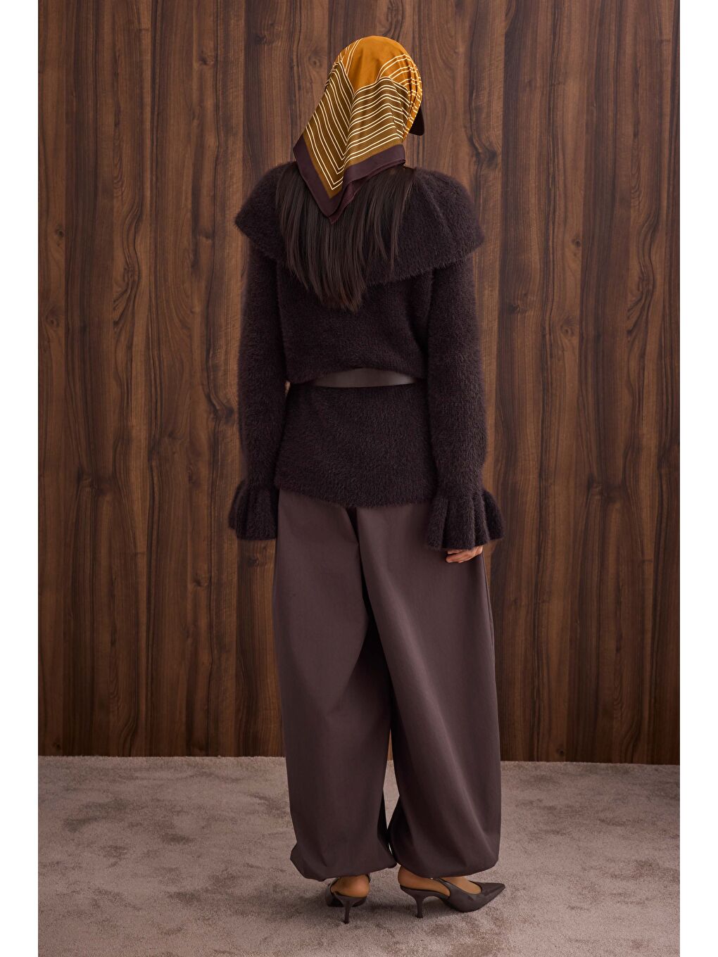 Kahverengi Şalvar Pantolon Acı Kahve-3