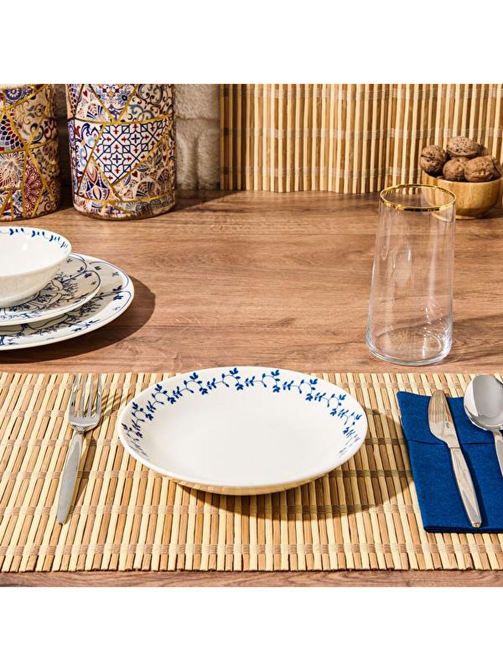 Sielo Çukur Tabağı - Mavi - 19 cm