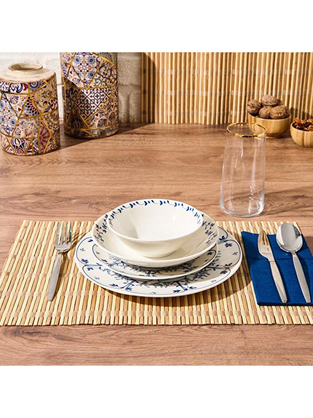 Sielo Çukur Tabağı - Mavi - 19 cm-5