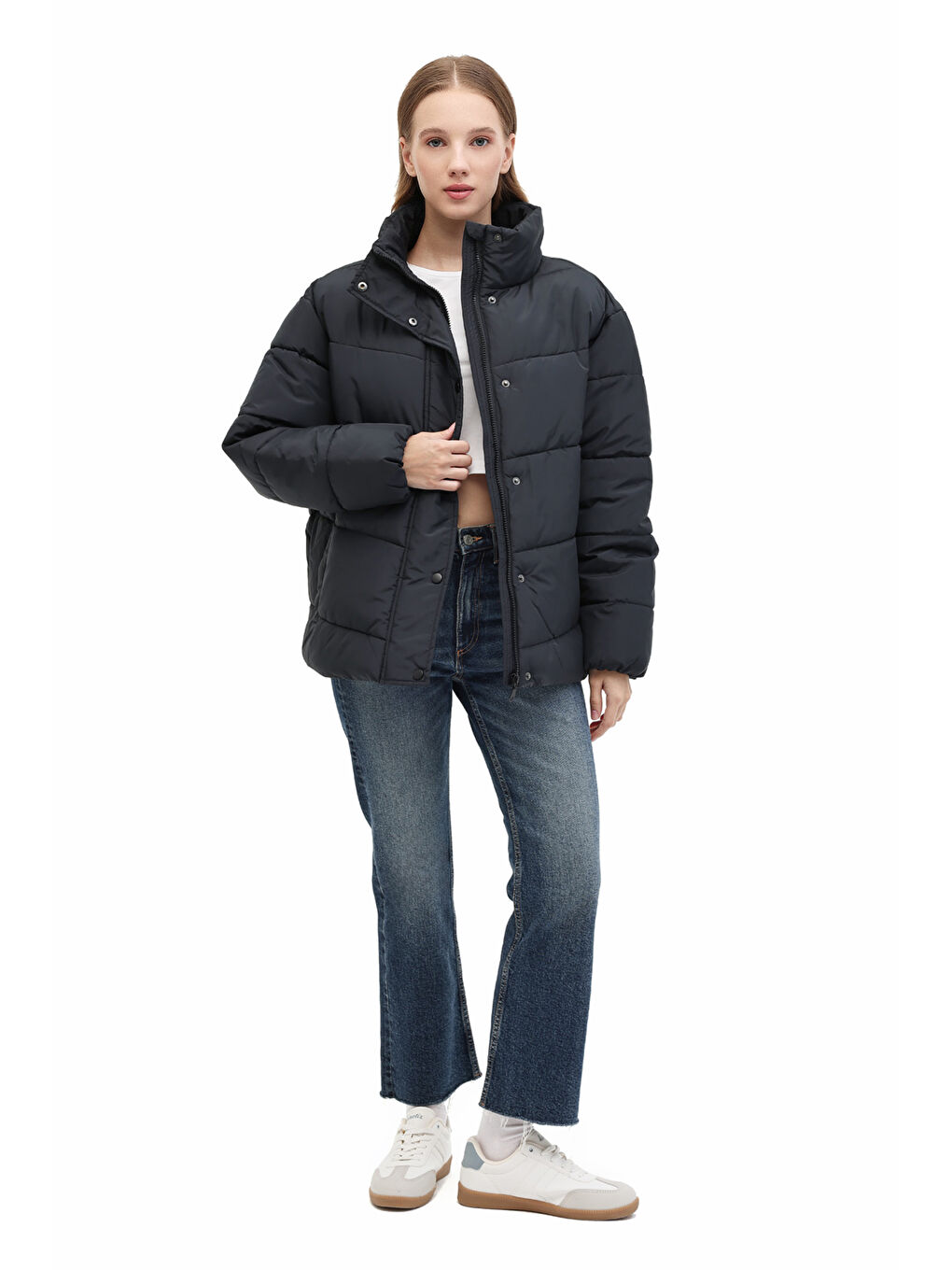 WL 1NARA 5PR Siyah Kadın Mont-2