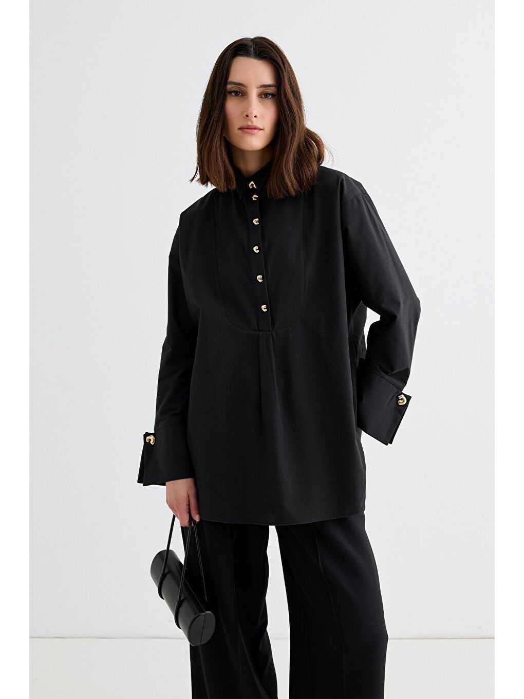 Ferina Gömlek Siyah