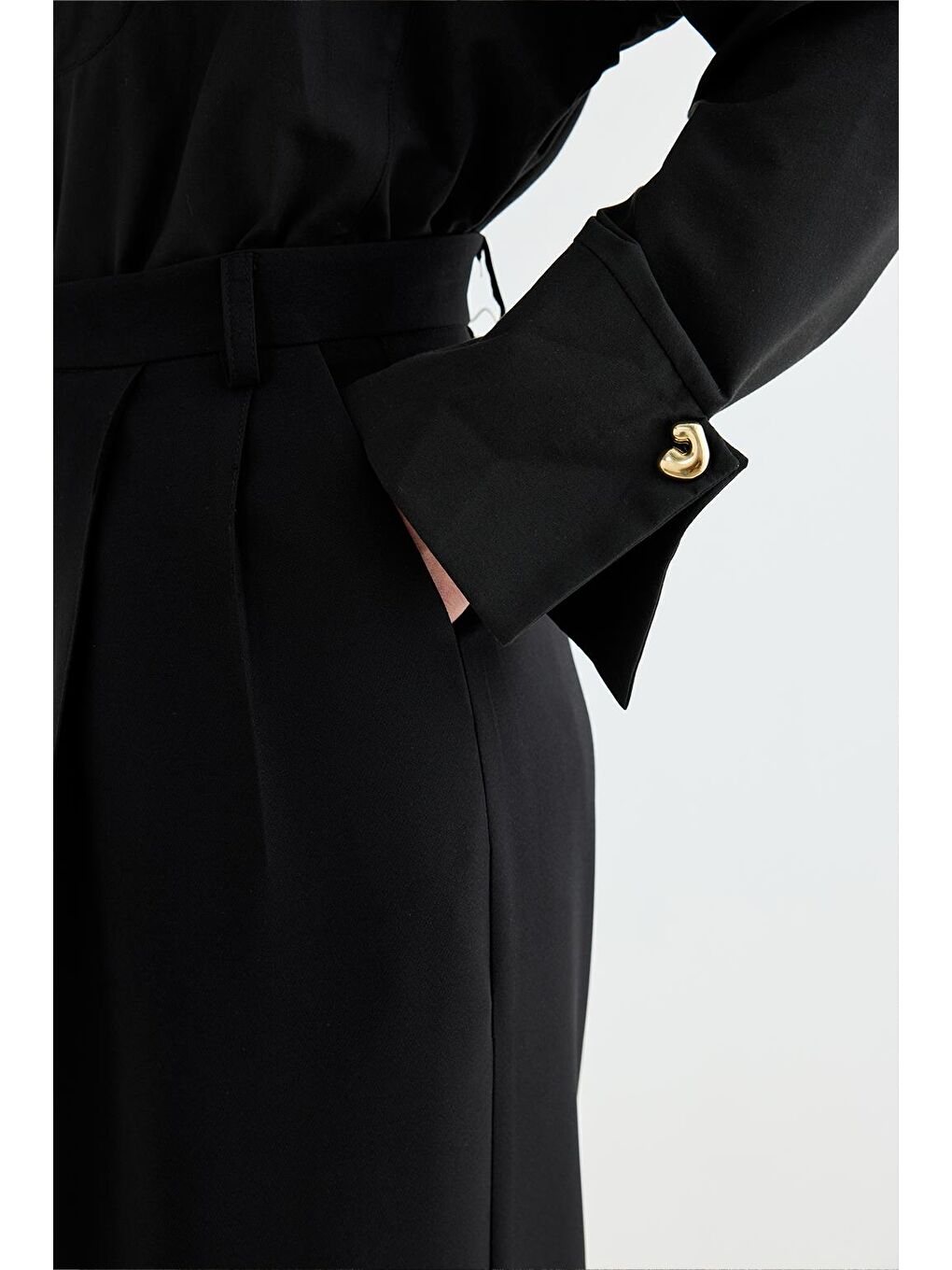 Ferina Gömlek Siyah-5