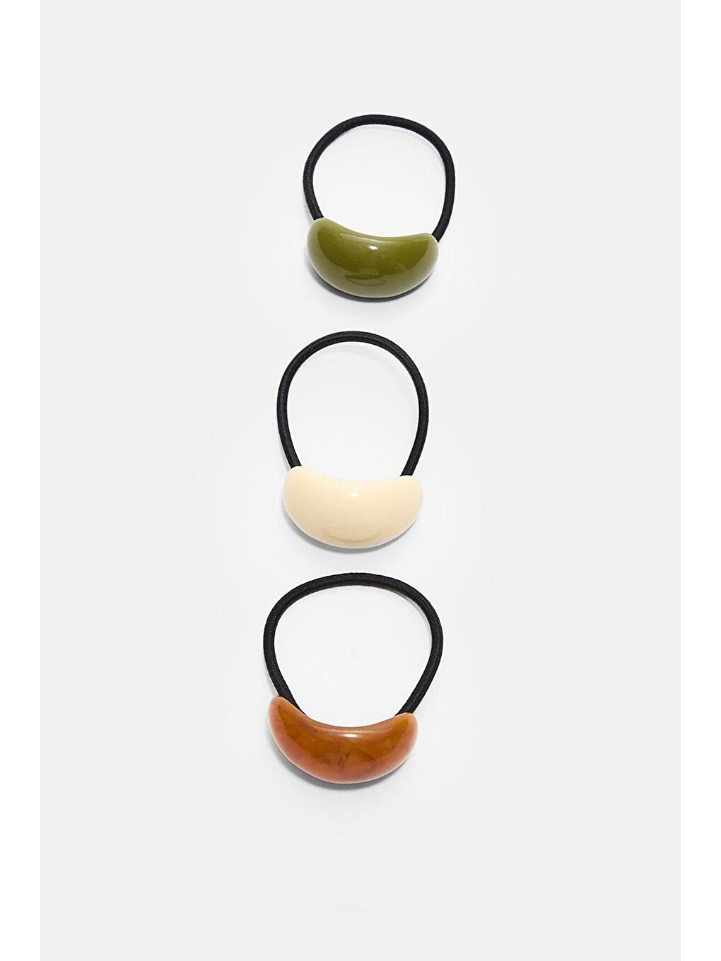 Karışık Akrilik Lastikli Toka 3 Lü Paket