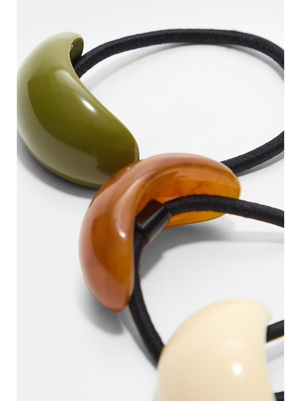 Karışık Akrilik Lastikli Toka 3 Lü Paket-2