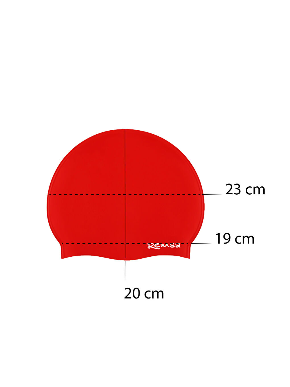 Silikon Havuz Deniz Yüzücü Bone RSB-01 Kırmızı-2