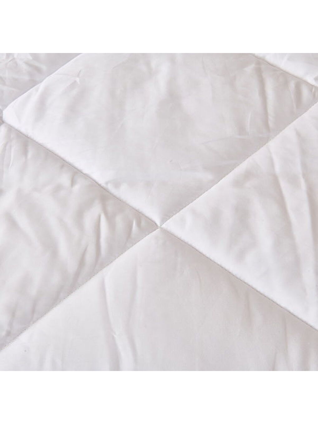 Soft Çift Kişilik Pamuk Microjel Yorgan - Beyaz - 195x215 cm-2