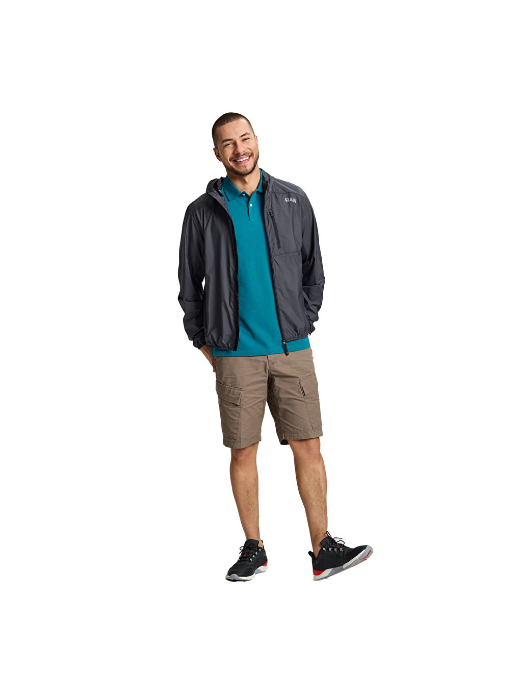 Antrasit Act Packlite Erkek Gri Ceket-1