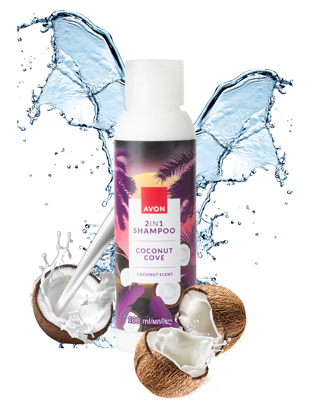 Hindistan Cevizi Kokulu 2’si 1 Arada Seyehat Boy Şampuan 100 Ml.-2