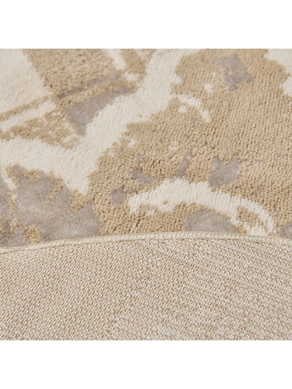 Soft Bear Halı - Bej - 120x120 cm-3