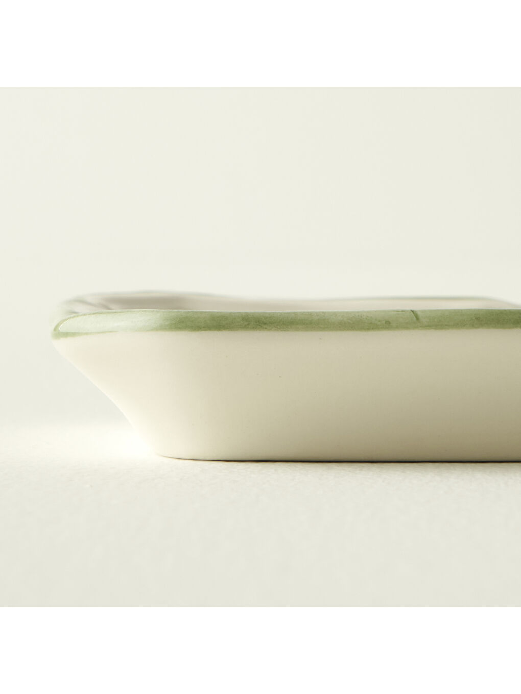Julia Stoneware Mini Sunum Tabağı Yeşil (14x9,5 cm)-2