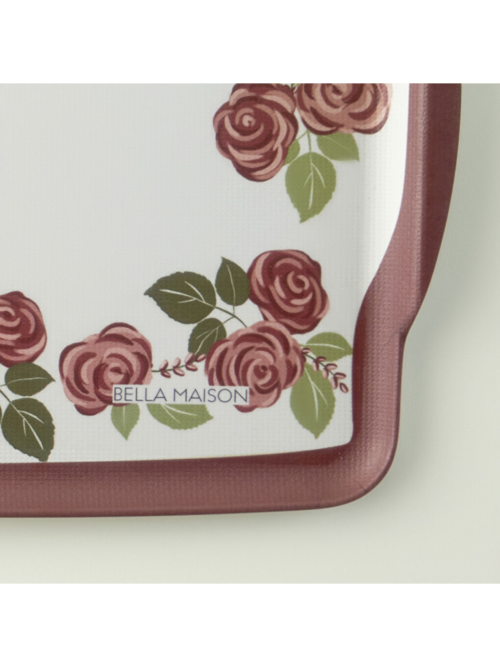 Pembe Rose Melamin Tepsi Gülkurusu (42x31 cm)-1