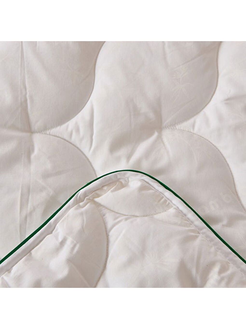 Soft Çift Kişilik Bambu Yorgan - Beyaz - 195x215 cm-2