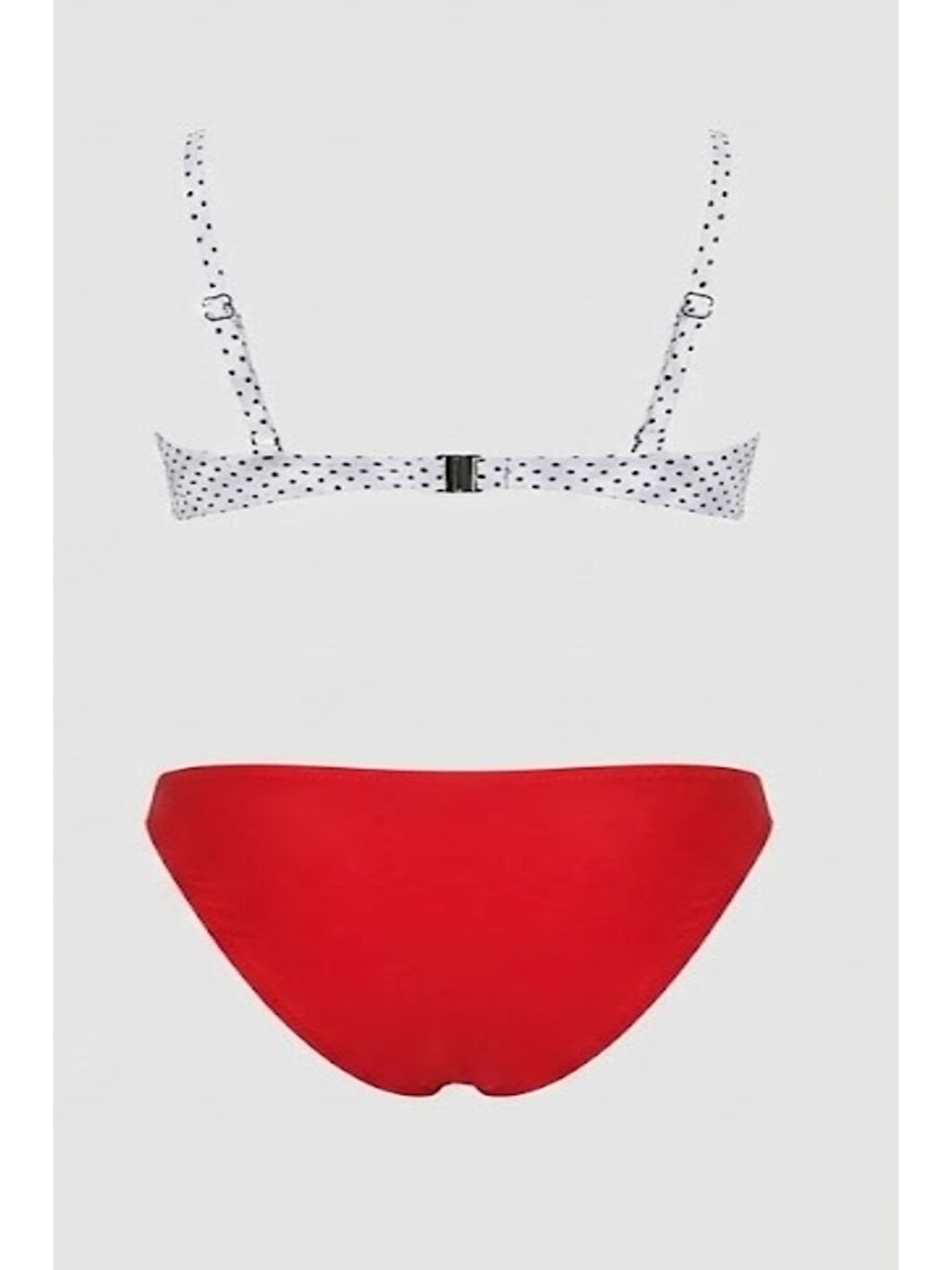 Straplez Bikini Takım 3282 Kırmızı/lacıvert-1
