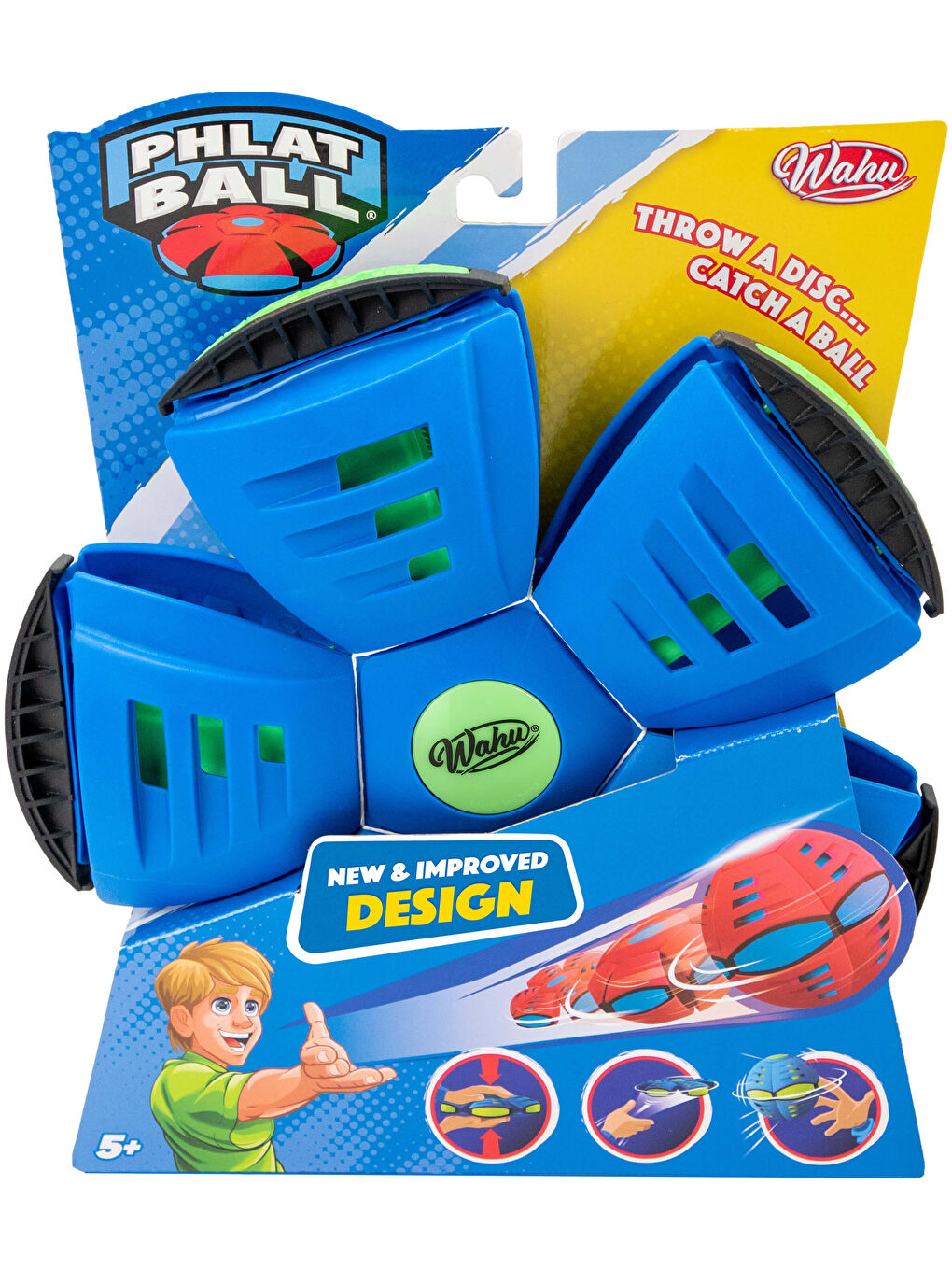 Mavi - Yeni Tasarım Topa Dönüşen Frizbi