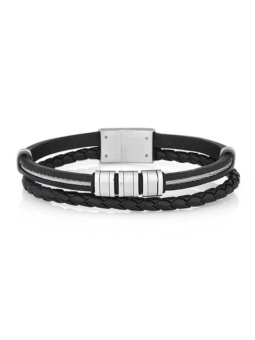 Siyah JWQG3006 Erkek Bileklik