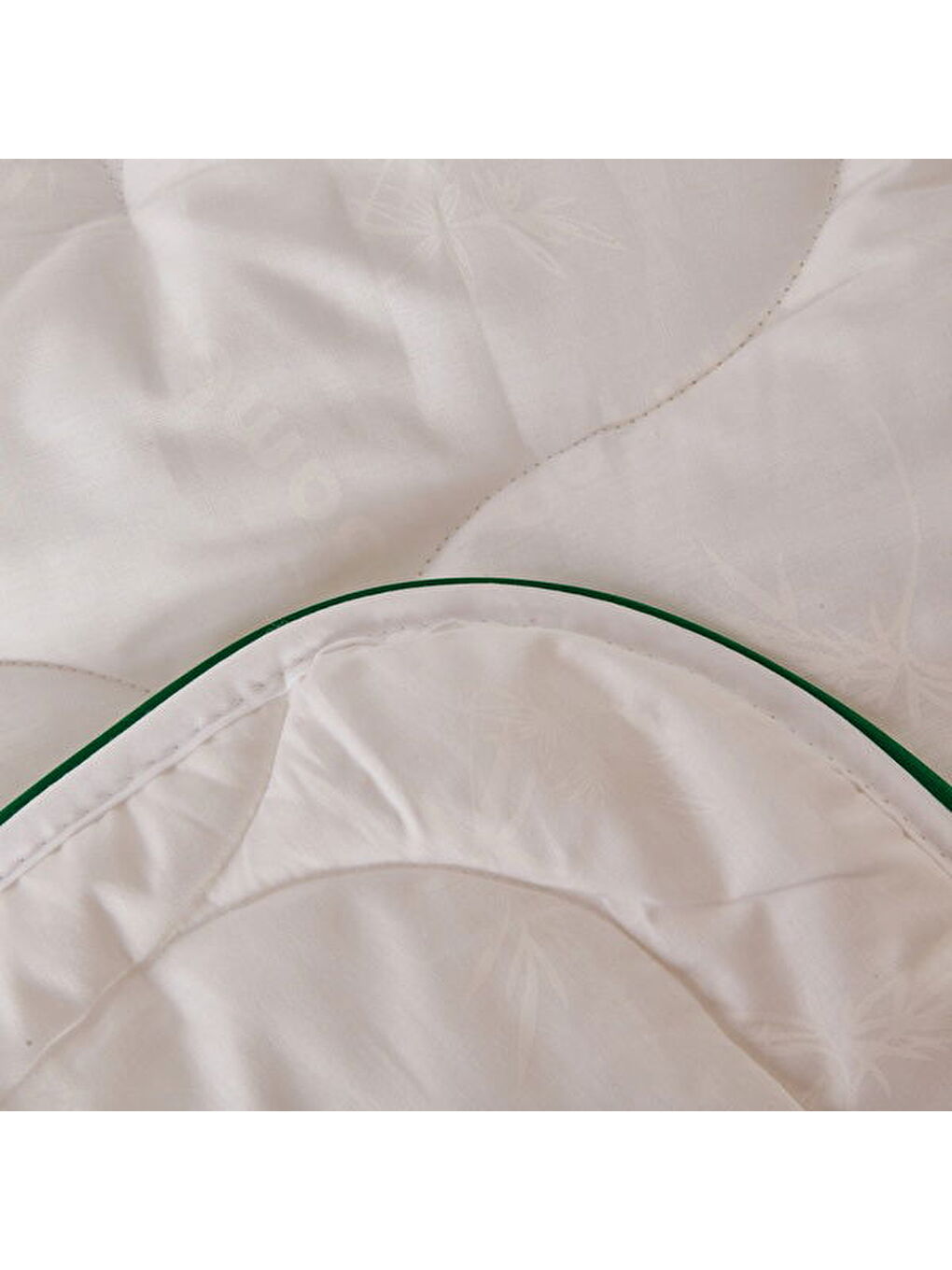 Soft Tek Kişilik Bambu Yorgan - Beyaz - 155x215 cm-2