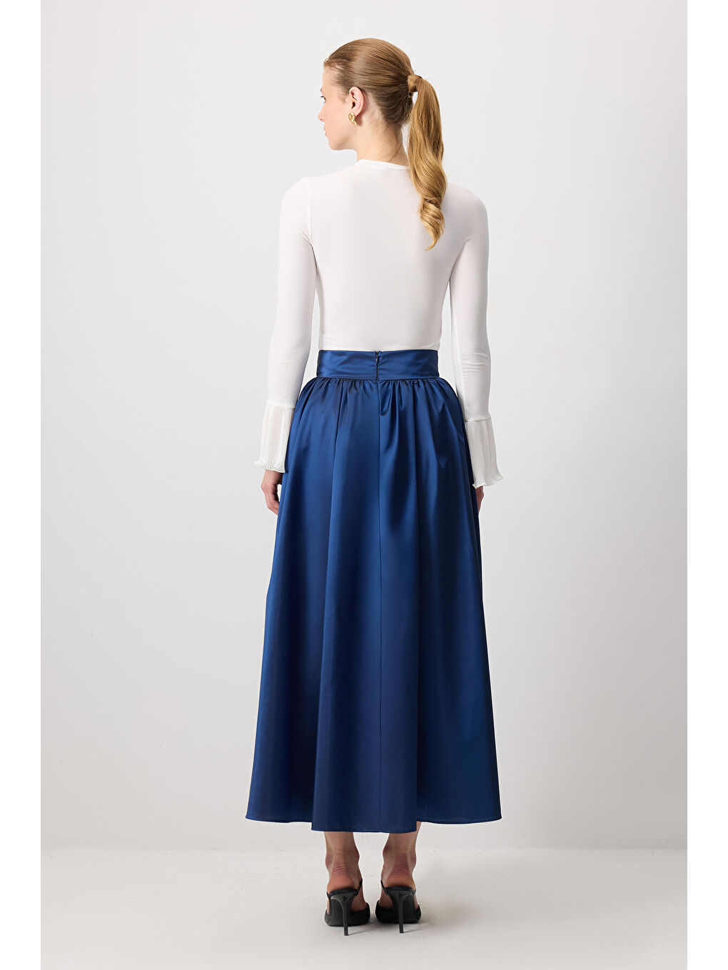 Ekru Pileli Manşet Body-3