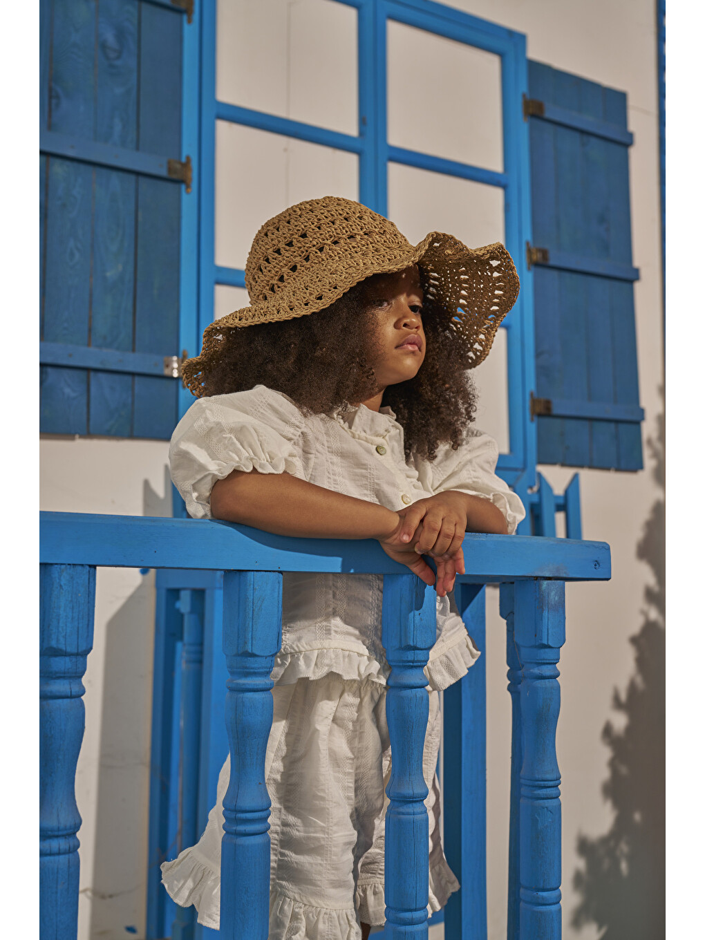 Ekru Pearl Kız Çocuk Şortlu Takım-5