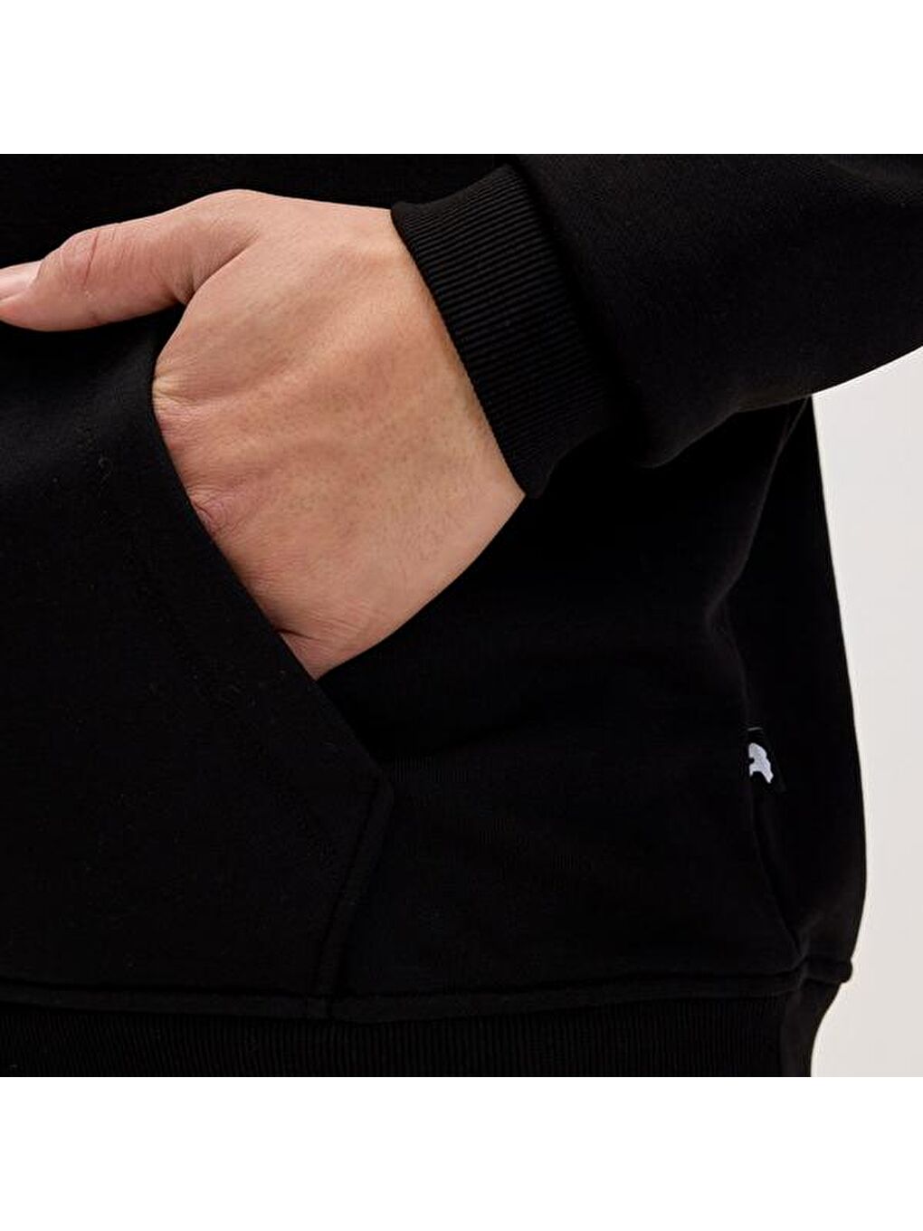 Drake Oversize Erkek Siyah Kapüşonlu Hoodie-1