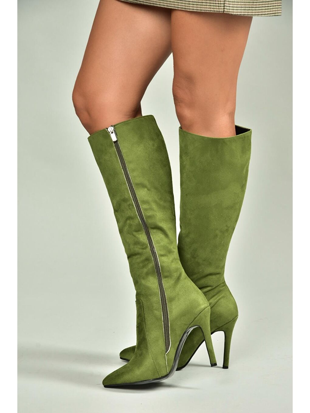 Yeşil Kadın Çizme N372530102