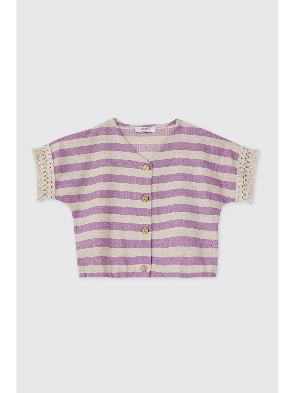 Kız Çocuk Lila Gömlek