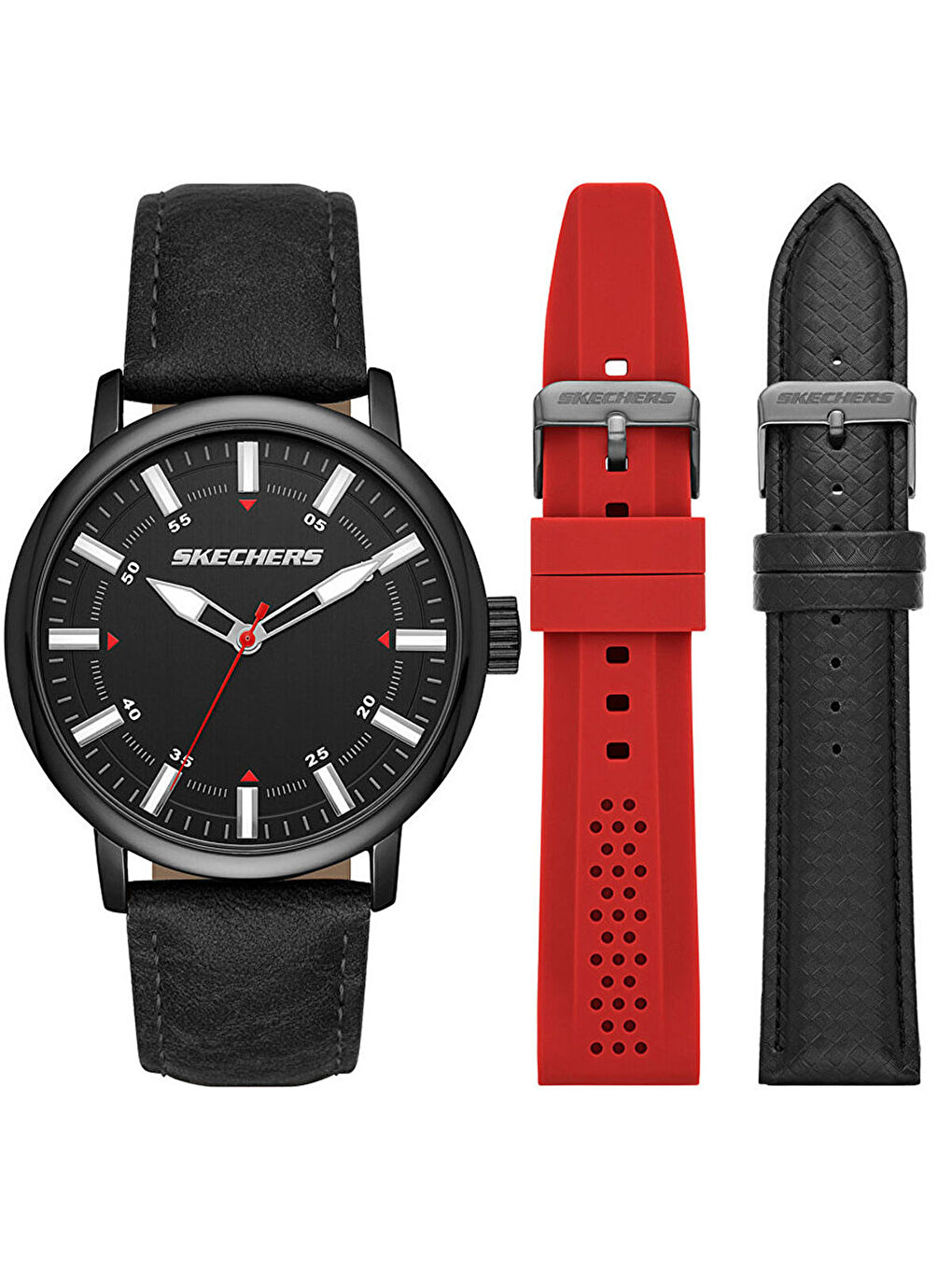 Kırmızı SR9068 Erkek Kol Saati ve Yedek Kordon