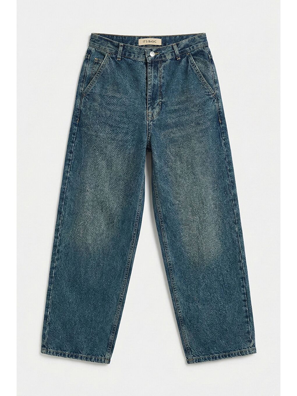 Mavi Kadın Jean Rengi 2s6-8 Skater Fit Bol Kesim %100 Pamuk Denim Jean-3