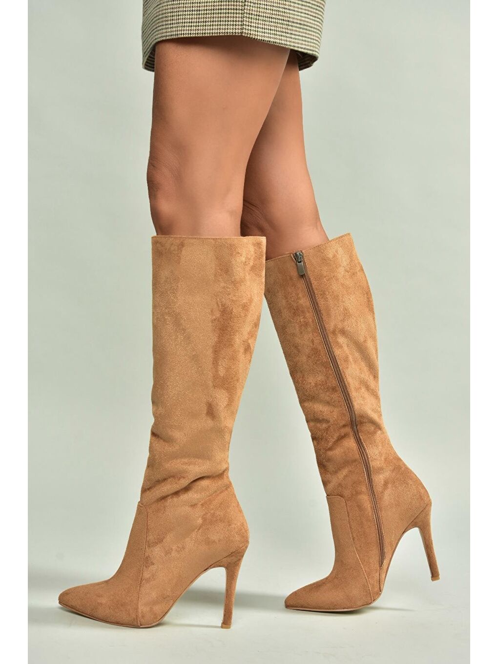 Kahverengi Taba Kadın Çizme N372530102
