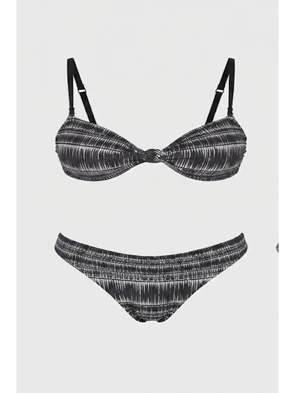 Straplez Bikini Takım 3249 Siyah