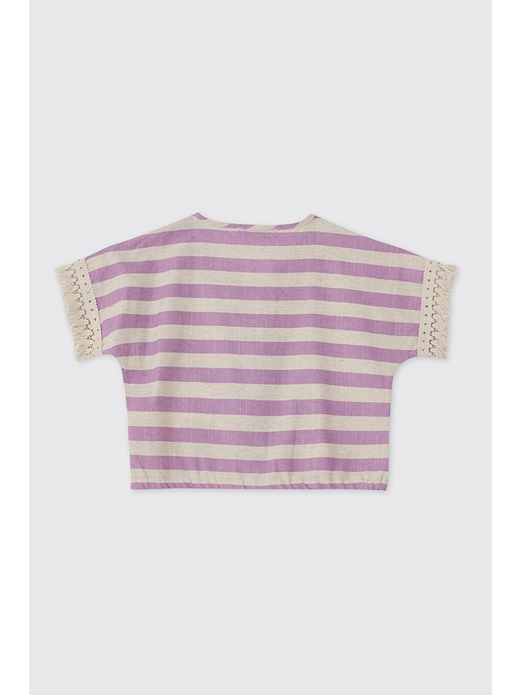 Kız Çocuk Lila Gömlek-1