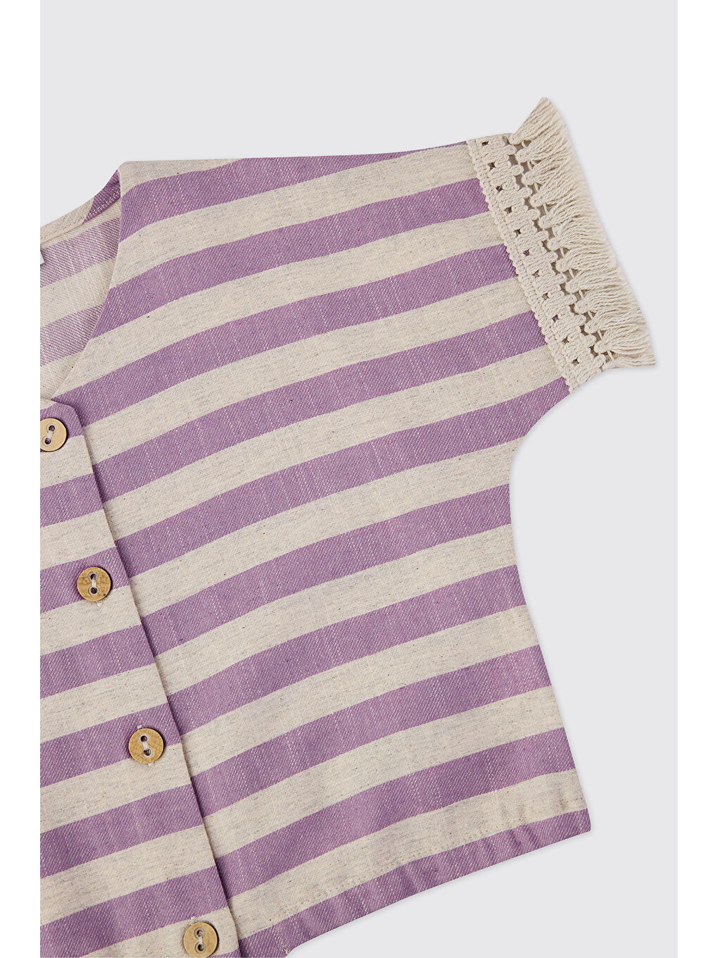 Kız Çocuk Lila Gömlek-2