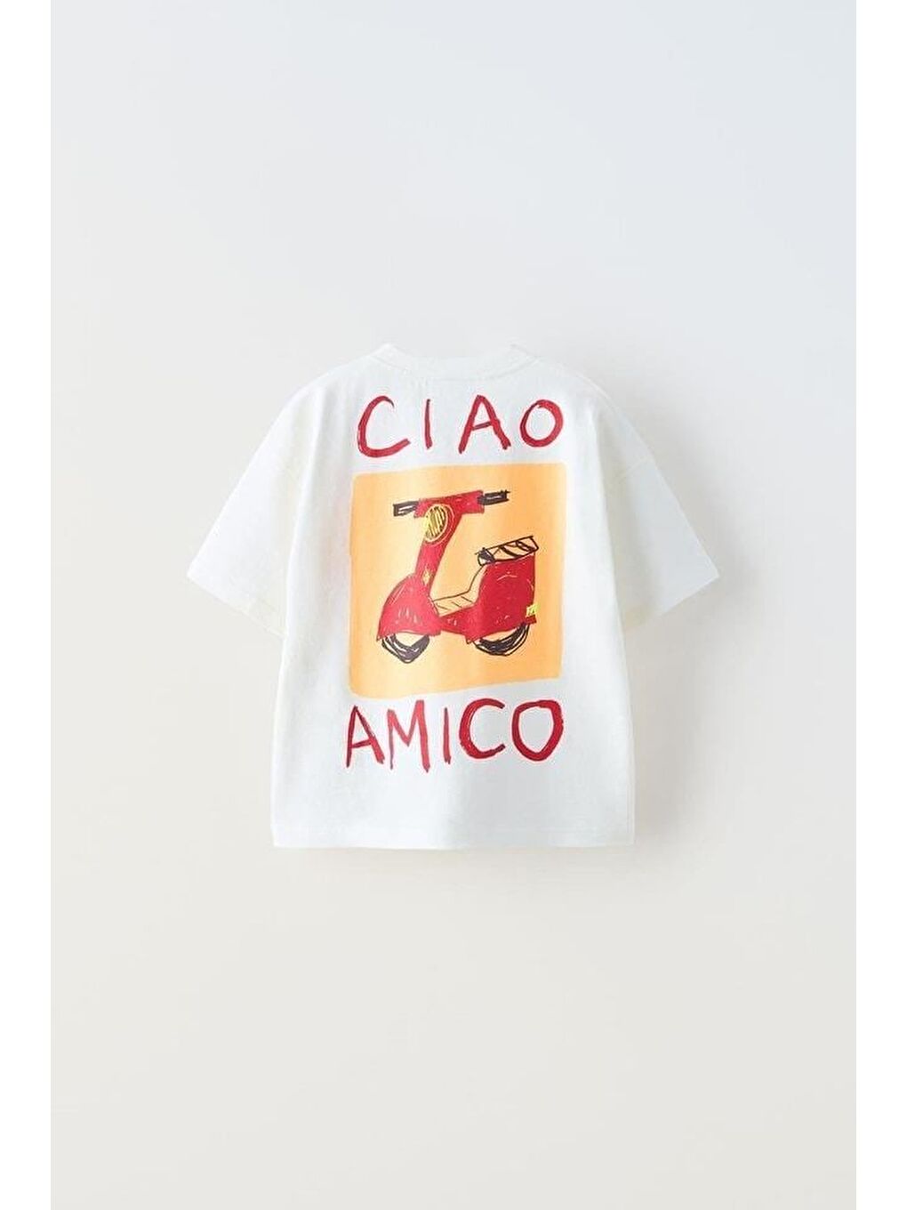 Ekru Erkek Çocuk Slogan Baskılı Şortlu Pamuklu Altüst Takım-1